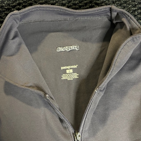Patagonia Gray Zip Up Athletic Active Jacket Long Sleeve‎ Women's Size S - Picture 3 of 7